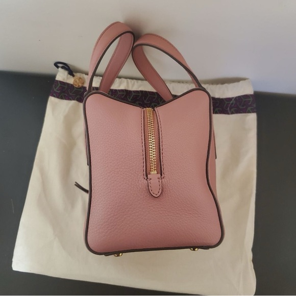 Tory Burch Kira Pebbled Small Satchel - Picture 4 of 11